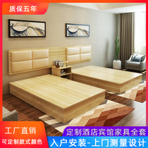 Guest House Hotel Furniture Single Beds 1 2 m Double Bed Mark Rooms Complete Custom Hotel With Bed Apartment Quick Guest Room