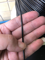 Black 304 stainless steel coated wire rope diameter 2 5mm cable rope Clothing Stage Film and Television sling rope