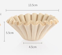 Universal coffee machine filter paper American V60 filter cup Drip coffee powder filter paper bag Hand punch pot set