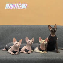  Hairless cat clothes summer pure cotton belly protection four-legged air conditioning room sling thin elastic Sphinx German Cat clothes