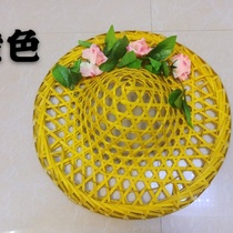 Performance props Dance props Hat hat pretty Jiangnan Li Xiang Li Shadow hollow hat square dance props Small lotus wind