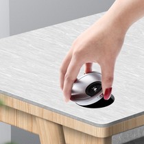 Desktop crossing line threading box Round decorative ring opening cover Computer desktop office desk line hole cover Board book