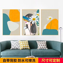 Minimalist abstract 3D Solid wall patch cozy living room Bedroom wall Wall Decoration Painting Sticker Wall Paper Self-Adhesive Wallpaper Paste