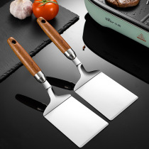 Yuchuhui stainless steel pancake shovel iron plate burning hand-grabbed steak frying shovel thickened commercial pizza cooking shovel