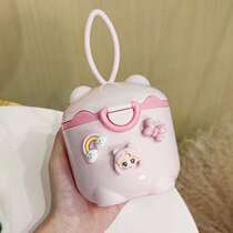 Cute Baby Milk Powder Kit Portable Out Hand Sealed Baby Rice Flour Split box Storage Irrigation Dammed large