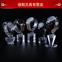 Acrylic New Diamond Cloth Lamb Leather Support Transparent Shooting Props Watch Bay Fashion Jewellery Show Shelf