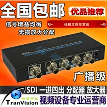 Broadcast Level SDI Dispenser Progress in 4-out 1-in-4 1 of 4 SD HD 3G-SDI Dispenser NS-S14