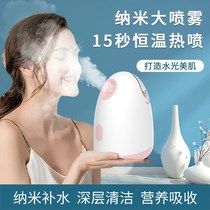 Hot spray instrument beauty salon special steamer hot and cold double spray Open Pores Detox steamer small hot facial cleanser