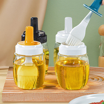 Oil Brush Domestic High Temperature Resistant Tools Air Fryer Special Oil Bottle Integrated Glass With Bottle Small Barbecue Brush Oil Pot