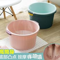 Foot bath bucket Foot bath bucket Foot bath basin Nail shop Mens and womens foot basin size Foot wash health plastic tub