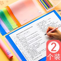 A4 desktop pad for primary school students to write and draw for homework A3 writing pad soft silicone pad Special for this exam to practice words College entrance examination papers transparent hard pen calligraphy childrens plastic pad cardboard learning