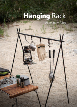 NH Natureh camping storage rack Travel outdoor camping Camping triangle rack Drying rack storage rack
