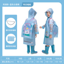 Childrens raincoat rain shoes suit Waterproof whole body cute girl baby transparent baby male children kindergarten rain poncho