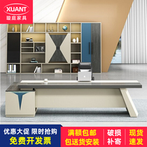 Office Furniture Boss Table Presidents Table Minimis Modern Light Extravagant Bandai Manager Desk Chair Combo Everstate