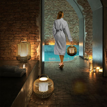 Outdoor Waterproof Hand Light Bamboo lamp Courtyard Grass Terrace Lamp Meadow Light Camping Light Home Garden Handwoven Light