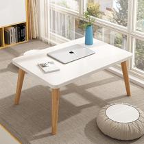 Small table Bed desk Bay window Bedside table Computer bedroom household lazy student dormitory sitting ins Simple