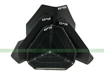 Plastic corner protection three-sided corner furniture black corner carton packing corner protector 5055 60 80 100 120