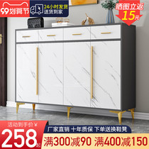 Light luxury shoe cabinet home door entrance cabinet large capacity bedroom modern simple door outside storage locker