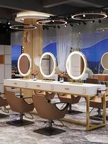 Hair salon special perm dyeing hair mirror hairdressing with cosmetic mirror table now shop mirror table hanging wall new special mirror