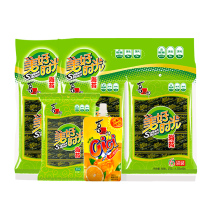 Xizhiro good time seaweed tomato spicy original flavor 4 5G * 6 ready-to-eat seaweed bibimbas