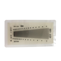 Textile longitude density meter density meter mesh test meter inch plastic measuring S-sheet plastic latitude mirror wire