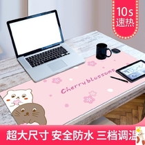 Office heating desk mat Desktop work desk writing desk Electric heating mat Dirty winter warm desk mat keyboard 2020