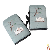 Tram warm gloves one-piece season warm waterproof battery tram cover hand windproof handlebar cover thickened handlebar winter