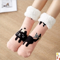 Sleeping feet cold couple winter women socks bed warm office warm feet on bed with girlfriend floor socks
