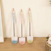 Creative long handle toilet brush set Bathroom wash toilet brush toilet stainless steel cleaning brush toilet brush brush