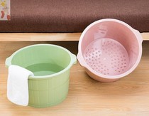 Household footbath plastic basin nail salon bath foot bath foot bucket foot plastic large small foot bath