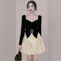 The socialite senior sense small evening dress dress light luxury minority high-end wedding dress can usually wear short skirt women