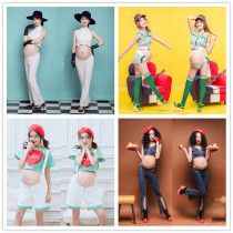 2021 New pregnant women photo photo fashion clothing pregnant women Photo clothes pregnant mommy Photo Studio Theme Photography clothing