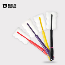 Cup Bear cup Cup brush Straw brush set Childrens thermos cup Water cup cup brush Bottle pacifier brush Brand guarantee