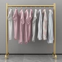 Clothes rack floor folding indoor single pole cool clothes rack home balcony bedroom simple steel pipe clothes pole clothes rack
