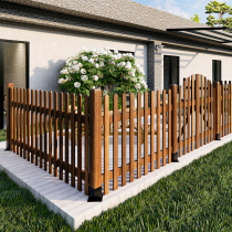 Garden decoration courtyard door fence vegetable garden fence outdoor solid wood Japanese anti-corrosion partition homestay outdoor wall