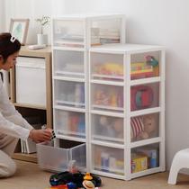 Plastic finishing cabinet plastic drawer organizer box toys baby snacks children locker storage box organizer box