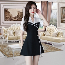 Beautician work clothes Womens health club SPA foot bath Foot massage technician clothes Sauna massage Slim slim suit