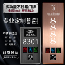 Hotel Hotel Luminous House Number Customized Guest Room with Light Room Brand House Number High-grade Electronic Door Display LED Display