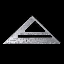 7 inch Aluminum Rafter Triangle Ruler 18x18x25cm Silver