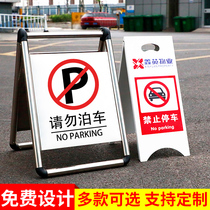 Stainless steel parking sign no parking warning sign Do not parking sign special parking sign sign a sign