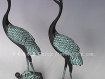 Subordination Hall pure copper large number Fairy Crane Imitation Antique Bronze Ware Home Decoration Pendulum