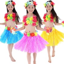 Kindergarten performance area material props June 1 Childrens Day Hawaiian hula dance set performance costume props