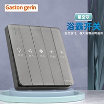 gaston gerin bathroom switch bathroom panel 5 5 in one toilet lights and heating household