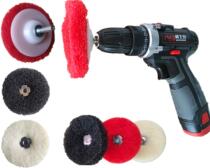 Electric drill scouring pad cleaning cloth electric cleaning brush kitchen tile floor polishing artifact scratch brush head