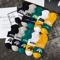 Socks mens cotton deodorant nk invisible boat Socks shallow summer breathable ad thin trend Joker sports Street