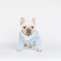 Pet clothing dog fashion stripes embroidery shirt print stripes fashion comfortable comfortable