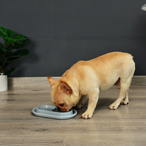 Anti-splashing double mouth Dog Bowl Pet Bowl small dog cat bowl pet food UG