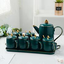 Cross border Nordic Ceramics Coffee Furniture Suit European Style Tea Set Living Room Creativity Phnom Penh English-style Tea Teapot Tea Teapot