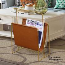 Light Extravagant Hand Press Book Newspaper Shelf Nordic Landing Mobile Cortex Magazine Shelf Information Shelf Metal Display Propaganda Racks