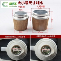 New A hot water bottle boiling water warm pot plug plastic silicone cork lid Wooden warm bottle stopper thermos lid